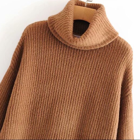 Turtleneck Sweater Dress - Picture 8 of 15